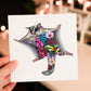 Watercolour Sugar Glider Greeting Card