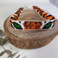 Hat Band - Orange Tiger with Green Eyes