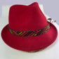 Hat Band - Black, Red, Orange, Yellow Stripes