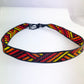 Hat Band - Black, Red, Orange, Yellow Stripes