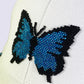 Beaded Cap - Blue Ulysses Butterfly