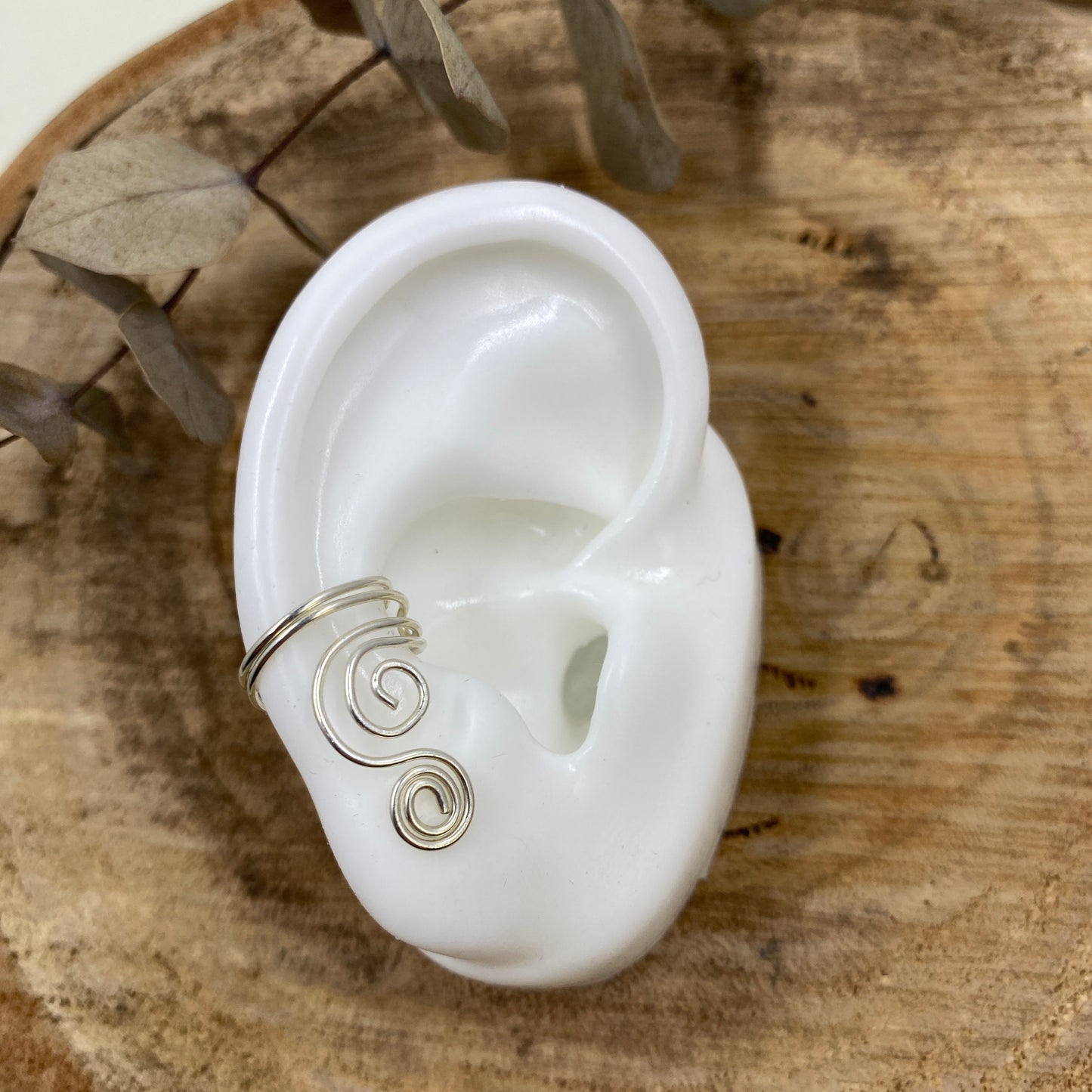 Silver Swirl Ear Cuffs (no piercings required)