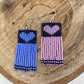 Heart Fringe Earrings