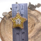 Star 3D Earrings and Necklace Set - Christmas - Gold