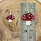 Mushroom Beaded Earrings