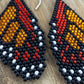 Butterfly Wing Beaded Earrings