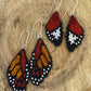 Butterfly Wing Beaded Earrings