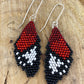 Butterfly Wing Beaded Earrings