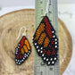 Butterfly Wing Beaded Earrings