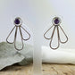 Purple Alexandrite Stud Earrings