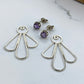 Purple Alexandrite Stud Earrings