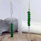 Green Dangle Earrings