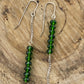 Green Dangle Earrings