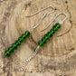 Green Dangle Earrings