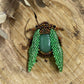 Cicada Beaded Brooch