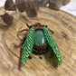 Cicada Beaded Brooch