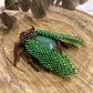 Cicada Beaded Brooch