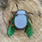 Cicada Beaded Brooch