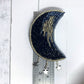 Moon Beaded Brooch