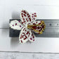 Orchid Beaded Brooch