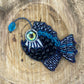 Anglerfish Beaded Brooch