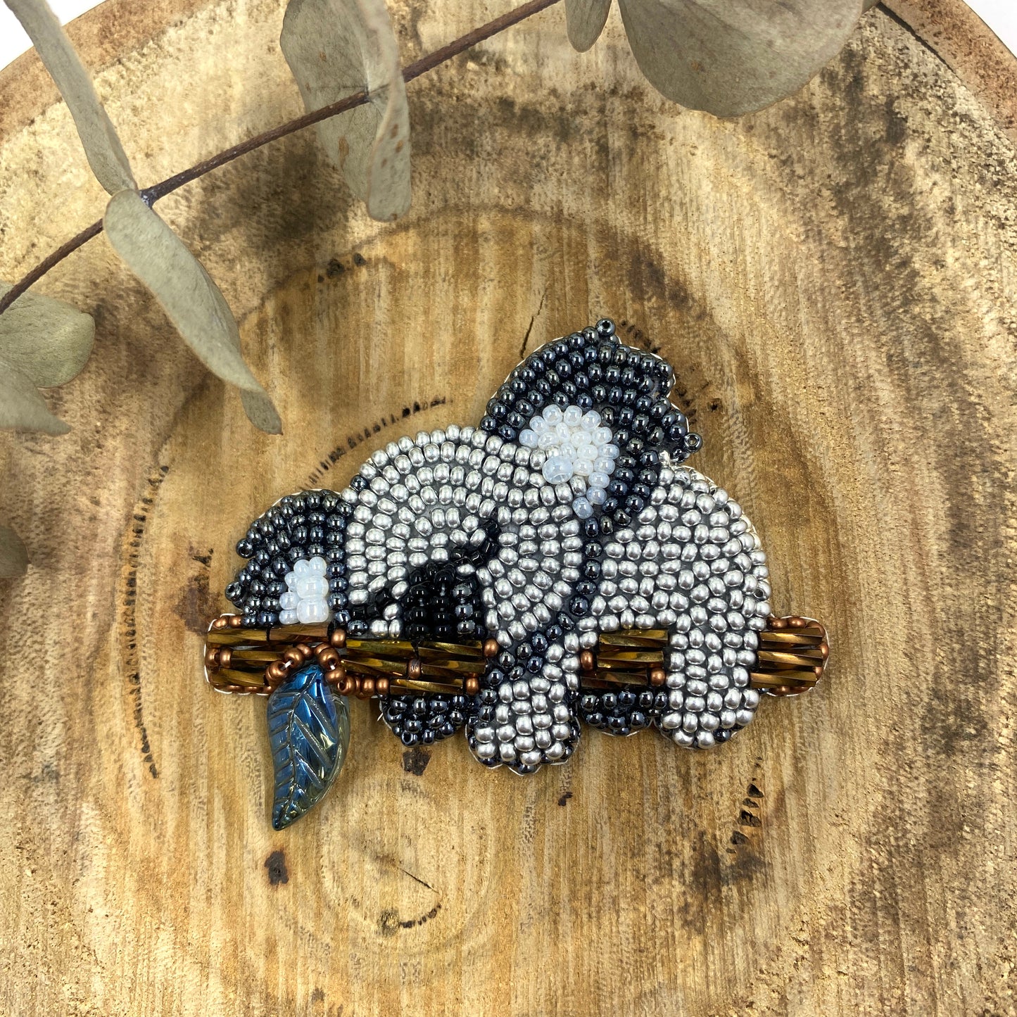 Koala Beaded Brooch