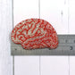 Brain Beaded Brooch