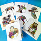 Watercolour Australian Native Animal Greeting Card Pack of 7