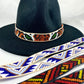 Hat Band - White & Blue