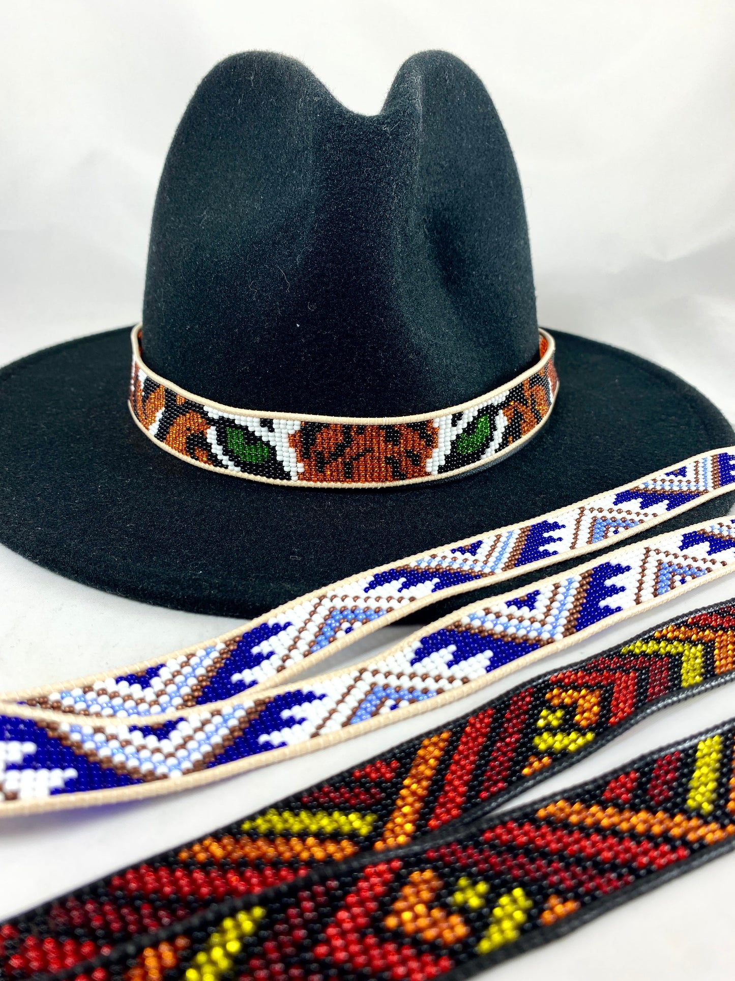 Hat Band - White & Blue