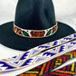 Hat Band - Black, Red, Orange, Yellow Stripes