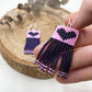 Heart Fringe Earrings