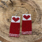 Heart Fringe Earrings