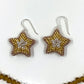 Star 3D Earrings and Necklace Set - Christmas - Gold