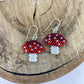 Mushroom Beaded Earrings