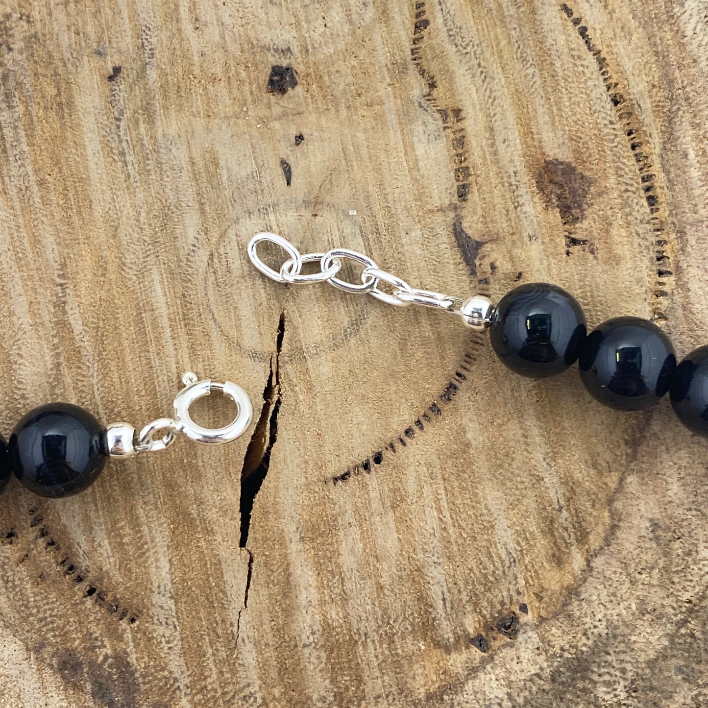 Black Agate Choker Necklace