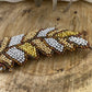 Feather Beaded Brooch