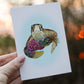 Watercolour Turtle Greeting Card