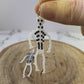 Skeleton Beaded Earrings