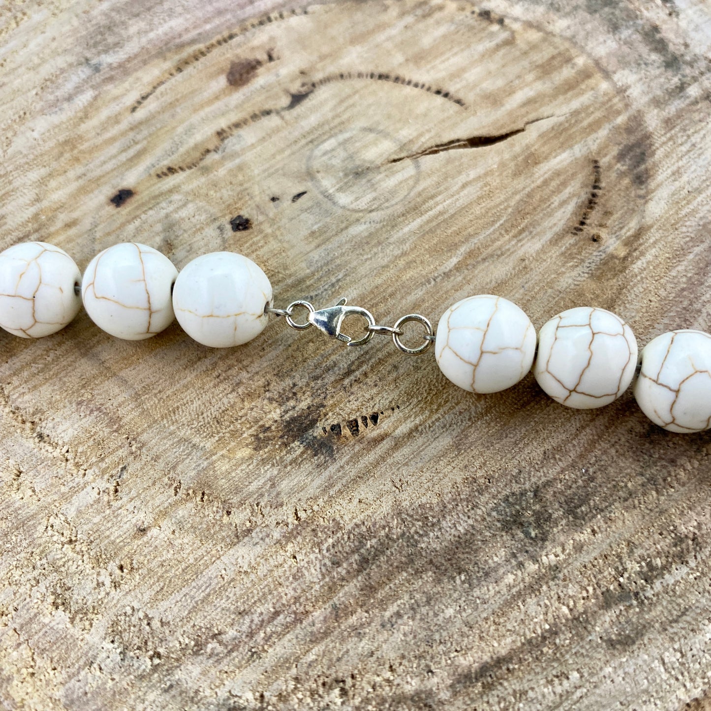 White Howlite Necklace