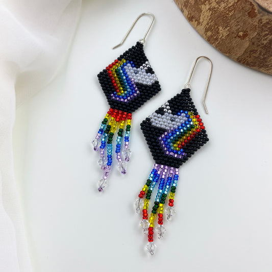 Unicorn Beaded Earrings