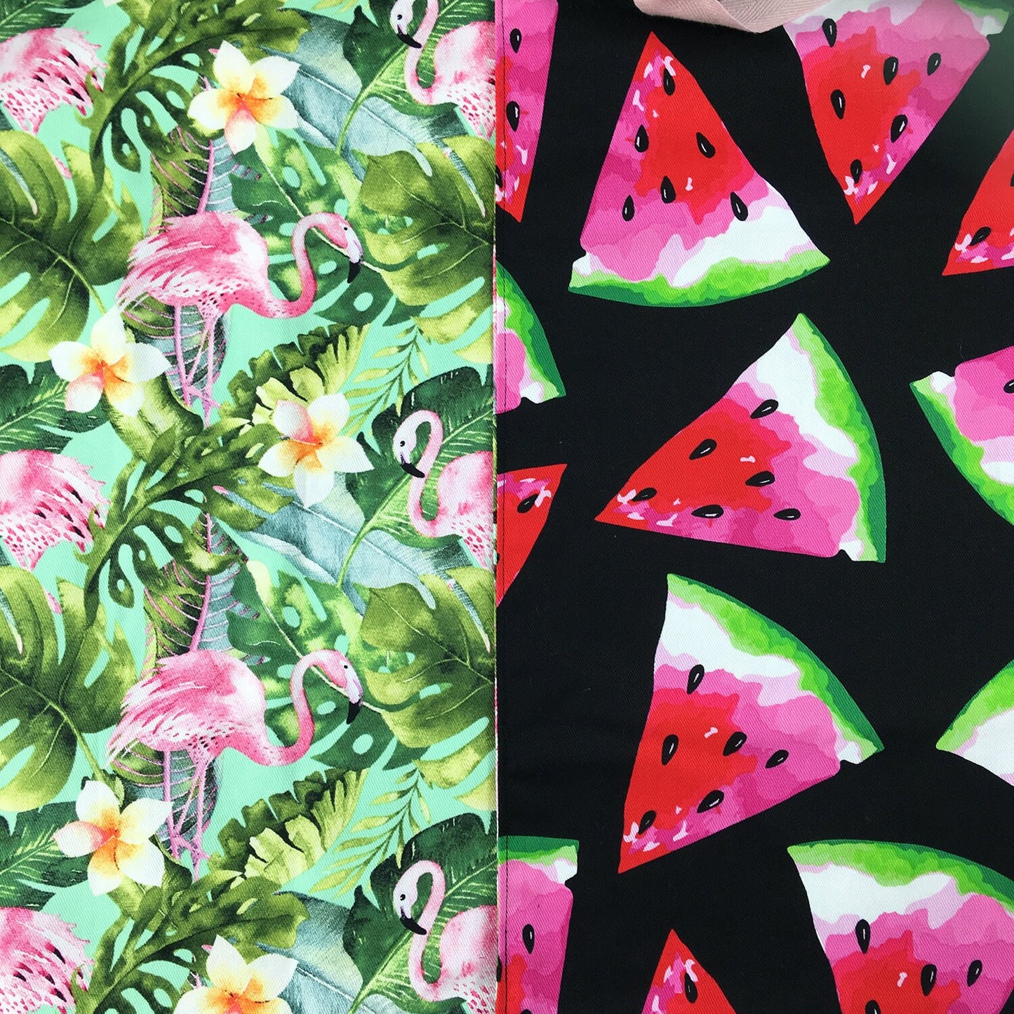 Watermelon & Flamingo Apron